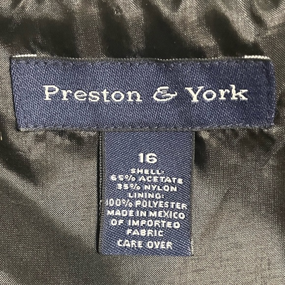 NWT Preston & York Velvet Jacket, Black |16 - Picture 13 of 15